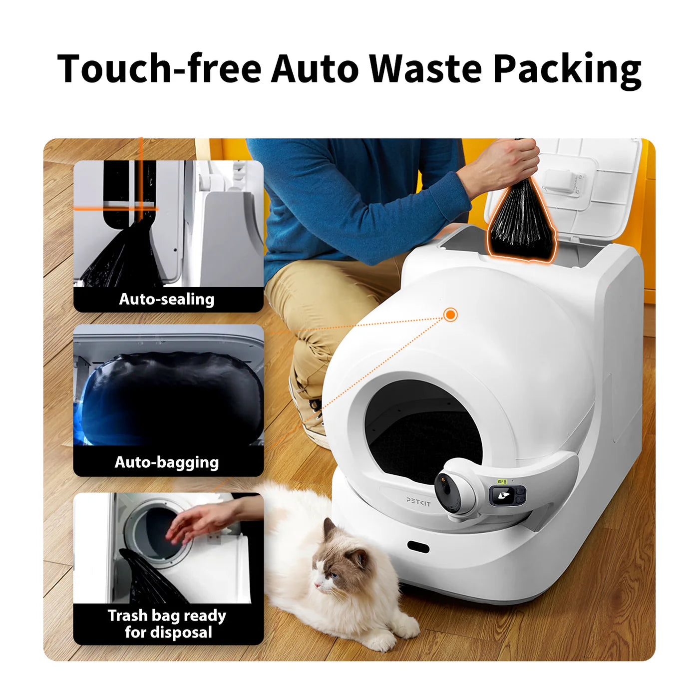 PETKIT | Automatic Cat Litter Box | Purobot Ultra | White