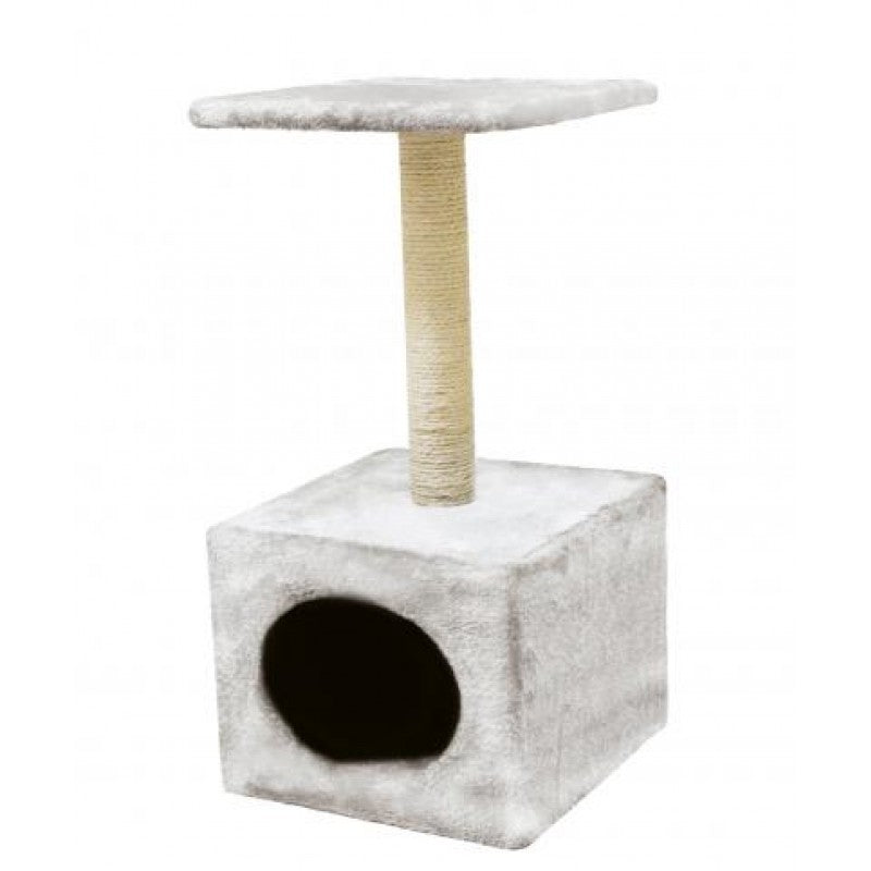 CROCI HAMBURG grey cat scratching post 30x30x55cm