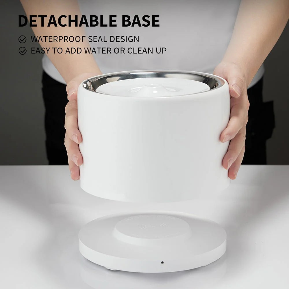 PETKIT Eversweet 3 Pro Smart Pet Drinking Fountain (Wireless Pump) – 1.35L, White