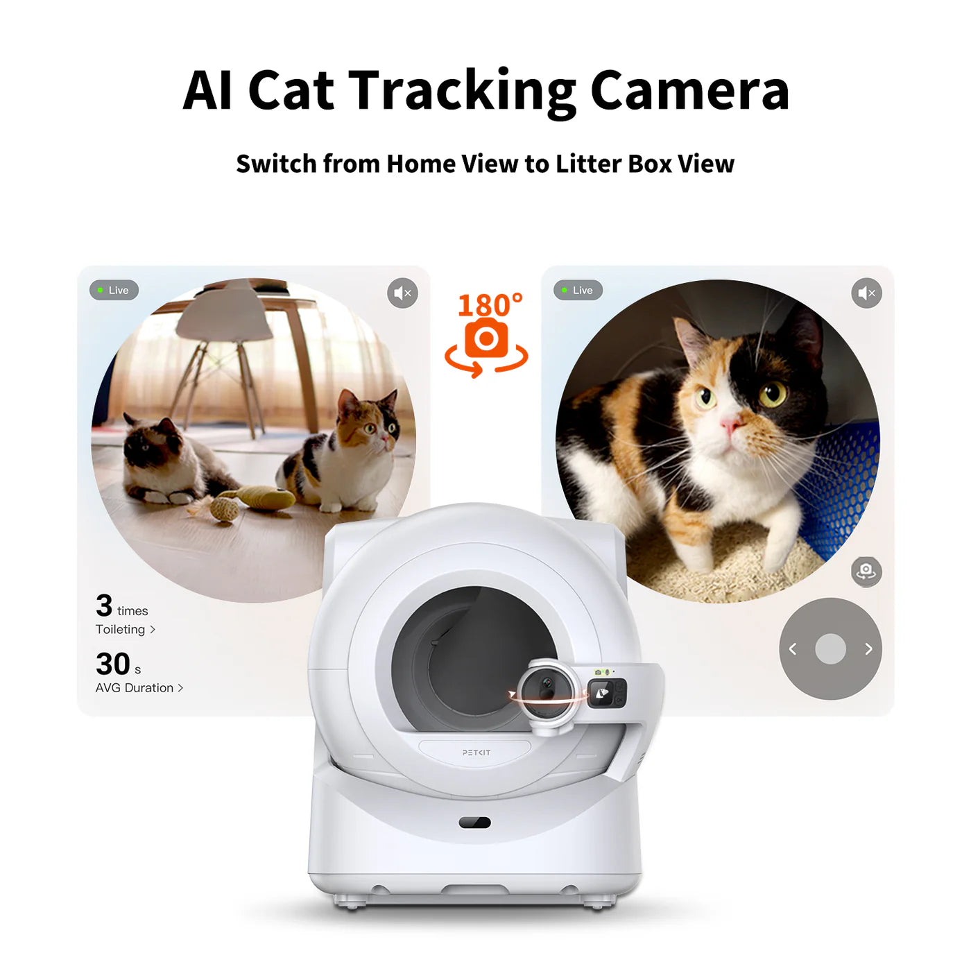 PETKIT | Automatic Cat Litter Box | Purobot Ultra | White