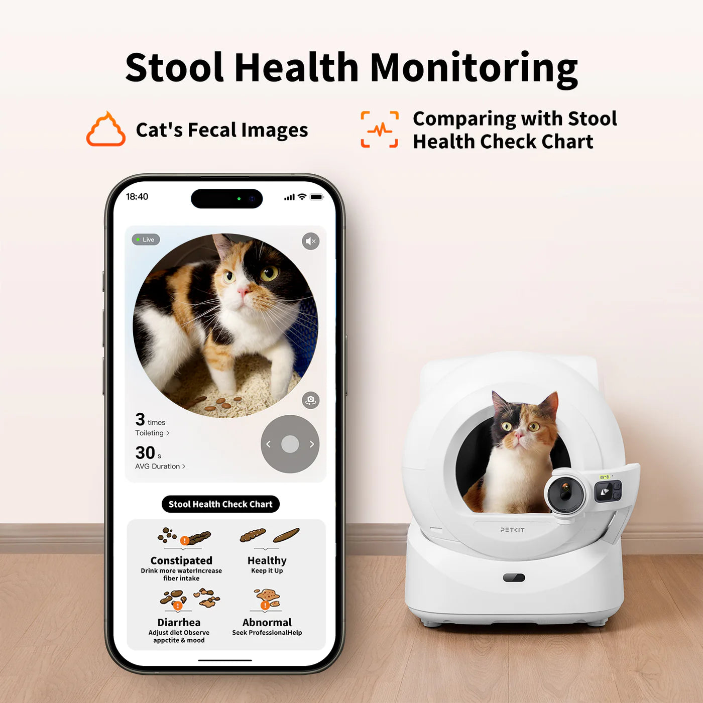 PETKIT | Automatic Cat Litter Box | Purobot Ultra | White
