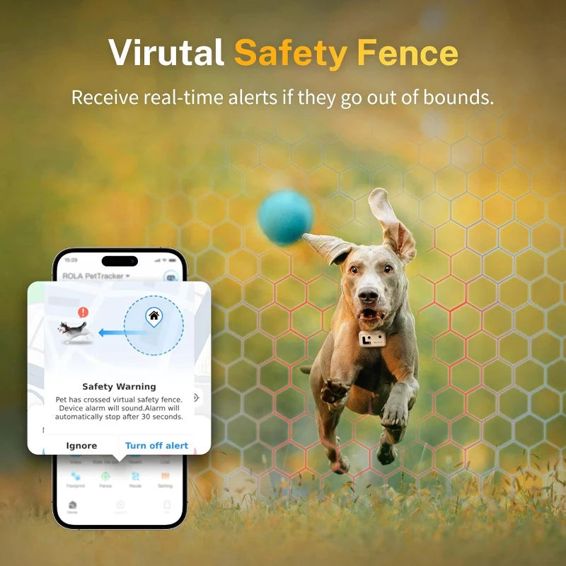 Enabot ROLA PetTracker – GPS Tracker for Pets, White