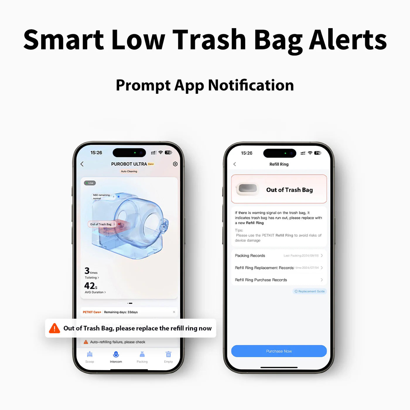 PETKIT | Waste bag set for Purobot Ultra, 3 pcs