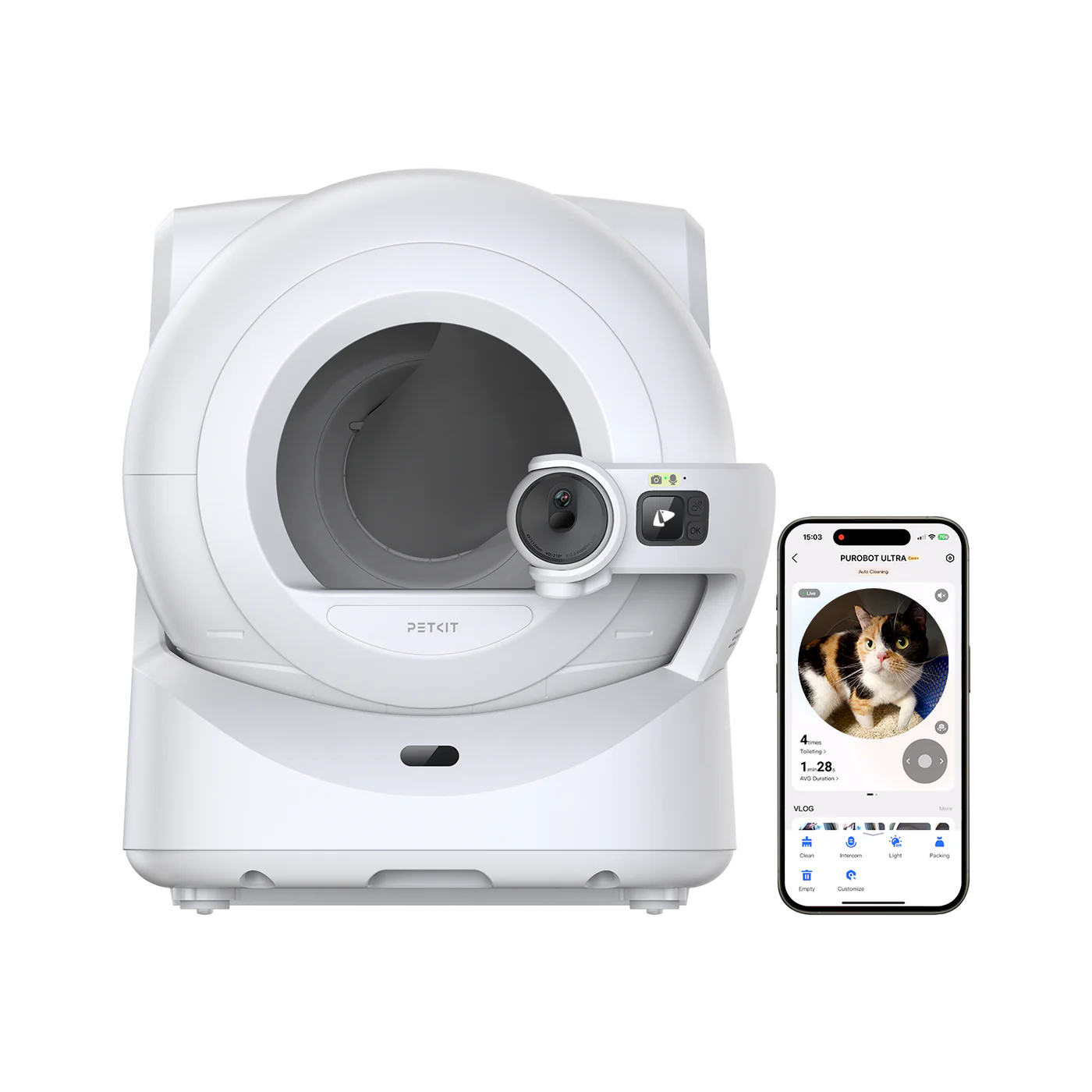 PETKIT | Automatic Cat Litter Box | Purobot Ultra | White