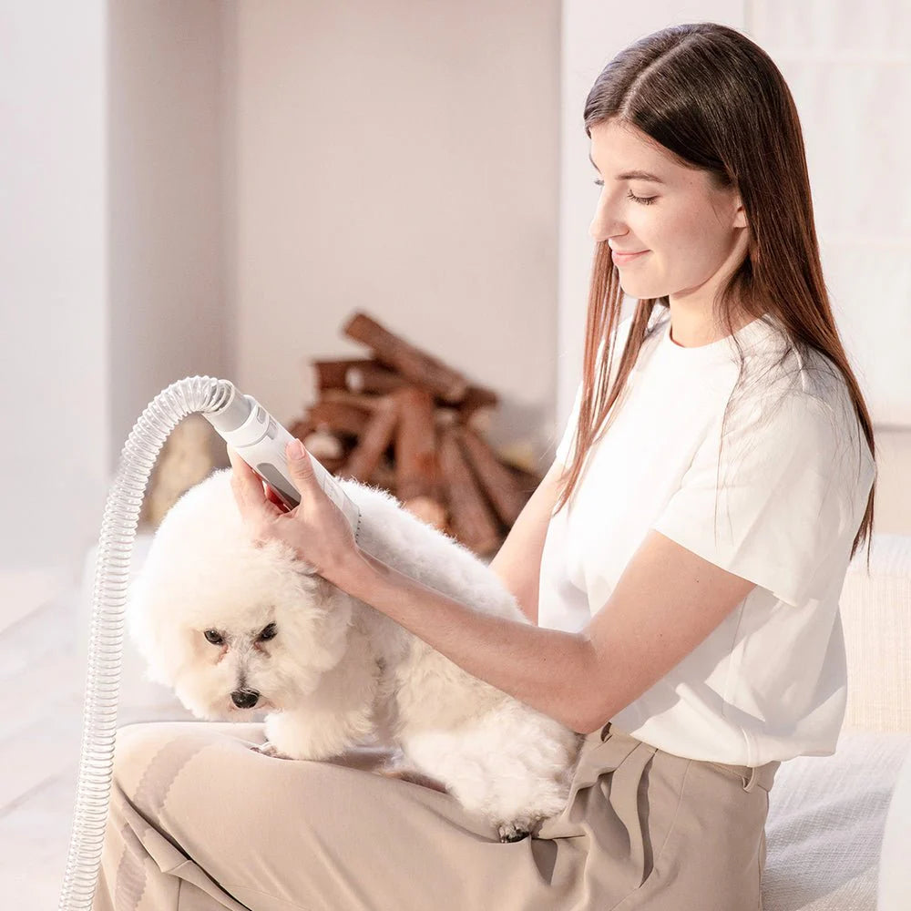 PETKIT | Air Clipper Pet Grooming Vacuum Kit 5in1 | LM4 | Grey/White