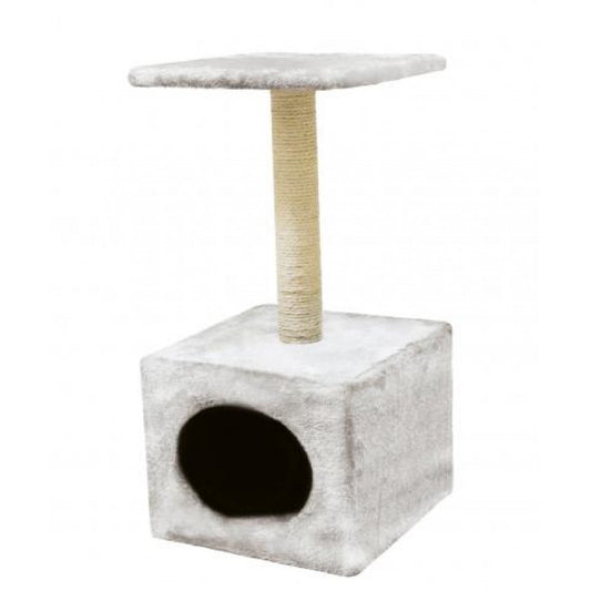 CROCI HAMBURG grey cat scratching post 30x30x55cm